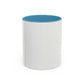 Minimalist Black Cross Accent Coffee Mug — 11/15oz