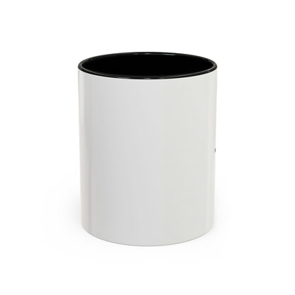 Minimalist Black Cross Accent Coffee Mug — 11/15oz